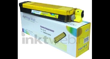 FLWR - Toner / C8600 / C8800 / Geel - Geschikt voor Oki