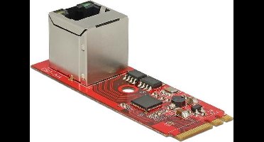 Converter M.2 Key A+E Man> 1 x RJ45 Gigabit LAN Port Vertical
