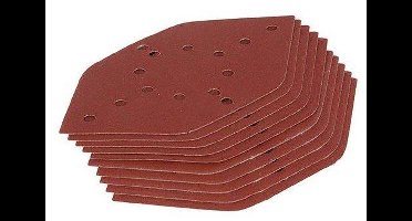 Silverline Zeshoekig schuurpapier bladen, 10 stuks