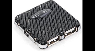 König 4-poorts USB hub 2.0 compact
