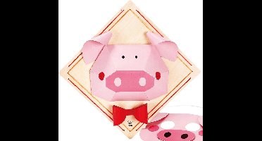 Hape Maskerset met frame biggetje