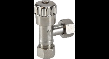 Wiesbaden Plumb Hoekstopkranen 3/8x12 Knel Chroom