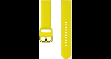 Samsung Siliconen bandje - Samsung Galaxy Watch Active - geel