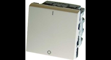 Legrand Mosaic Tweepolige schakelaar - Inbouw - Wit