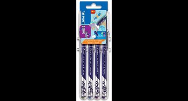 Pilot Frixion uitwisbare fineliner set - 4 stuks in diverse kleuren