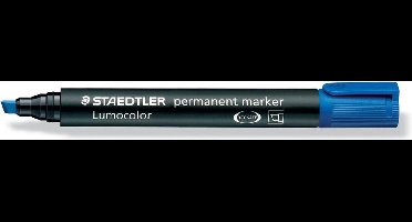 STAEDTLER - Lumocolor permanenr marker 350 - schuine punt 2-5mm - blauw