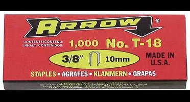 Arrow Nieten 8 mm hoogte voor T2025 per 1000 stuks