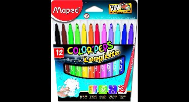 Color'peps goed uitwasbare viltstift x 12