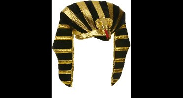 Vegaoo - Egyptische koning hoofdversiering voor volwassenen