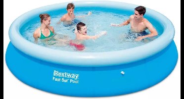 Bestway zwembad rond opblaasbaar 366 x 76 cm 57273