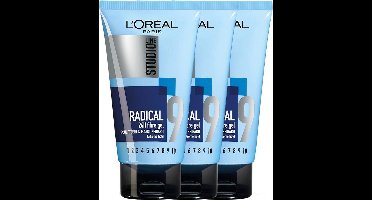 L'Oréal Paris Studio Line Radical 24H - Fibre Gel Super Strong - 3 x 150 ml
