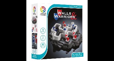 SmartGames - Walls & Warriors - 80 opdrachten - vanaf 8 jaar - ridderspel - denkpuzzel