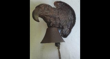 Gietijzeren - deurbel - adelaar - groot - gietijzer