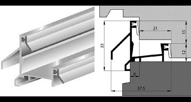 Ellen Tochtprofiel opbouw aluminium anb-11