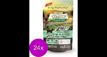 Stuzzy Puppy Dog Grain Free Monoprotein Pouch - Hondenvoer - 24 x Kalf 150 g
