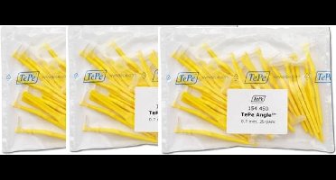 Tepe Angle Geel 0,70mm 3 x 25 Stuks - Voordeelverpakking