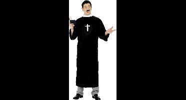 "Priester pak voor heren - Verkleedkleding - Large"