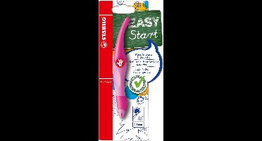 STABILO EASYoriginal - Ergonomische Rollerball - Rechtshandig - Blauwe Inkt - Navulbaar - Roze