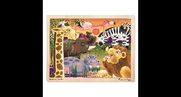 Melissa & Doug - Afrikaanse Savanne - Legpuzzel - 24 PC