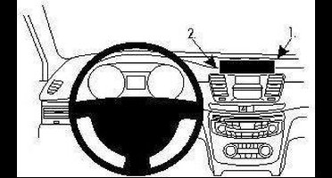 Peugeot 508 11-12, extra strengh mounting platform