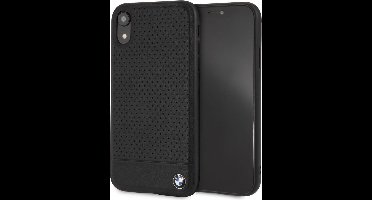 iPhone XR hoesje - BMW - Zwart - Leer