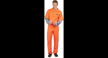 Gevangene kostuum voor mannen - Verkleedkleding - Maat L