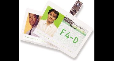 LAMINEERHOES GBC BADGE CARD 67X99MM 2X125MICRON