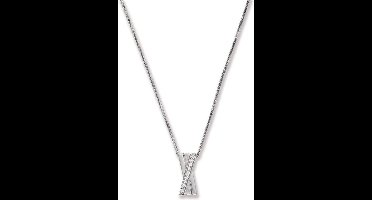 Classics&More - Zilveren hanger met steen gerodineerd