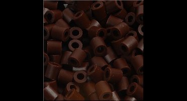 Nabbi Strijkkralen Bruin 1100 stuks