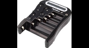 HyCell Batterijtester Batterietester LCD Meetbereik (batterijtester) 1.5 V, 3 V, 6 V, 9 V Batterij 1900-0037
