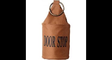 Deurstopper bruin met ring 2,3 KG gevuld met steentjes