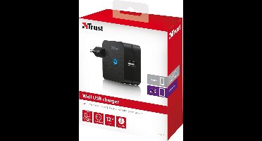 Trust Oplader met USB port - 12W