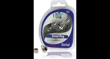 HQ Video Connector F Plug 6.4mm Krimp (2x)