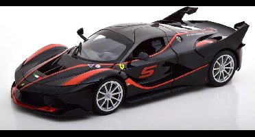 Ferrari FXX K No.5 2015 Zwart/Rood 1:18 Burago
