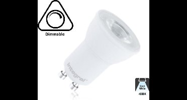 Integral  Ilon Led-lamp - GU10 - 4000K Wit licht - 4 Watt - Dimbaar