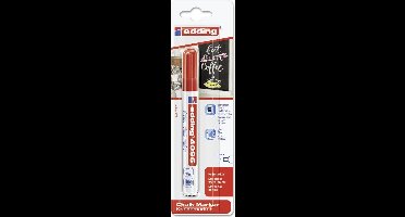 Krijtstift edding 4095 rond rood 2-3mm blister | Blister a 1 stuk