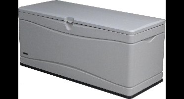 Lifetime® Kunststof Kussenbox 495L - tuinkist 61x152x67cm - Lichtgrijs