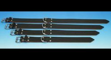 Nobby halsband soft gevoerd bruin 5 x 50 cm - 1 ST