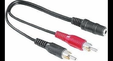 Hama Adaptor 2 Cinch - 3.5 mm