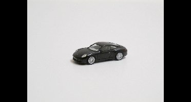 Herpa 1/87 Porsche 991 Carrera 4S,  zwart metallic
