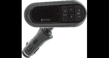 Konig Bluetooth FM Transmitter met carkit en afstandsbediening