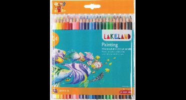 Derwent Potloden Lakeland Painting - 24 Kleurpotloden - Aquarelpotloden - Voor Kinderen