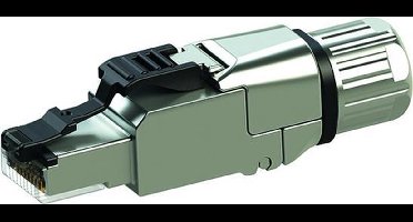 Telegärtner 100023087 RJ45-stekker CAT 6A afgeschermd 100023087 Stekker, recht Aantal polen (sensoren) 8 1 stuk(s)