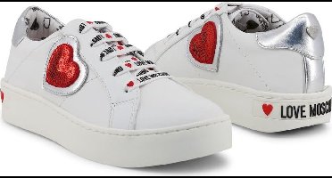 Love Moschino - Sportschoenen - Vrouw - JA15133G17IA - white,red