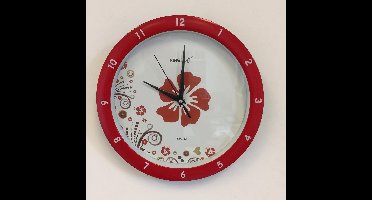 Wandklok Flower Power