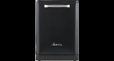 Inventum RVW6027AB - Retro vaatwasser - Vrijstaand - 12 couverts - 5 programma’s - Bestekmandje - Zwart