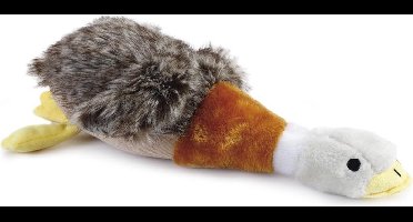 Beeztees textiele eend, Wiggy. 36 cm.