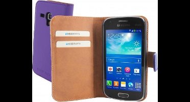 Mobiparts Premium Wallet Case Samsung Galaxy Trend Purple