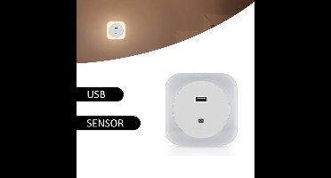 Hofftech LED-Nachtlampje Met Schemeringssensor & USB