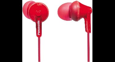 Panasonic RP-HJE125E-R hoofdtelefoon/headset Hoofdtelefoons In-ear Rood